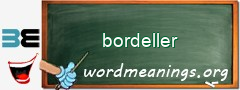WordMeaning blackboard for bordeller